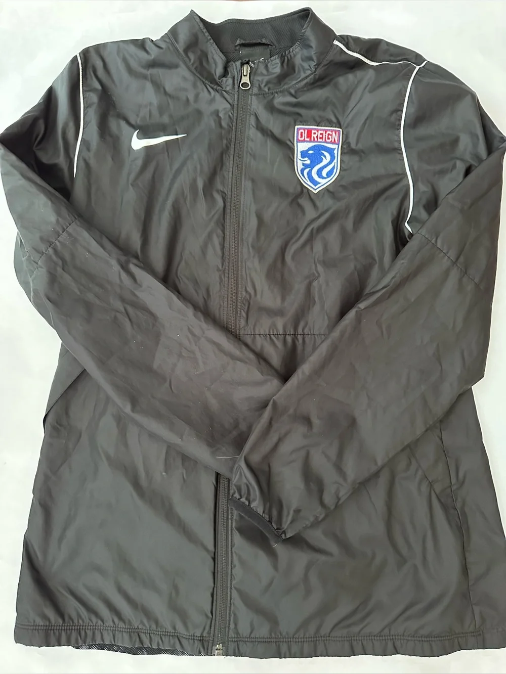 Nike Women's Repel Park 20 Rain Jacket OL Seattle Reign FC Woman's Medium